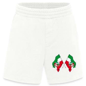 Zwei Flaggen Nordrhein-Westfalen - Heavyweight Shorts - made by SPREAD  - OFF WHITE - Vorne