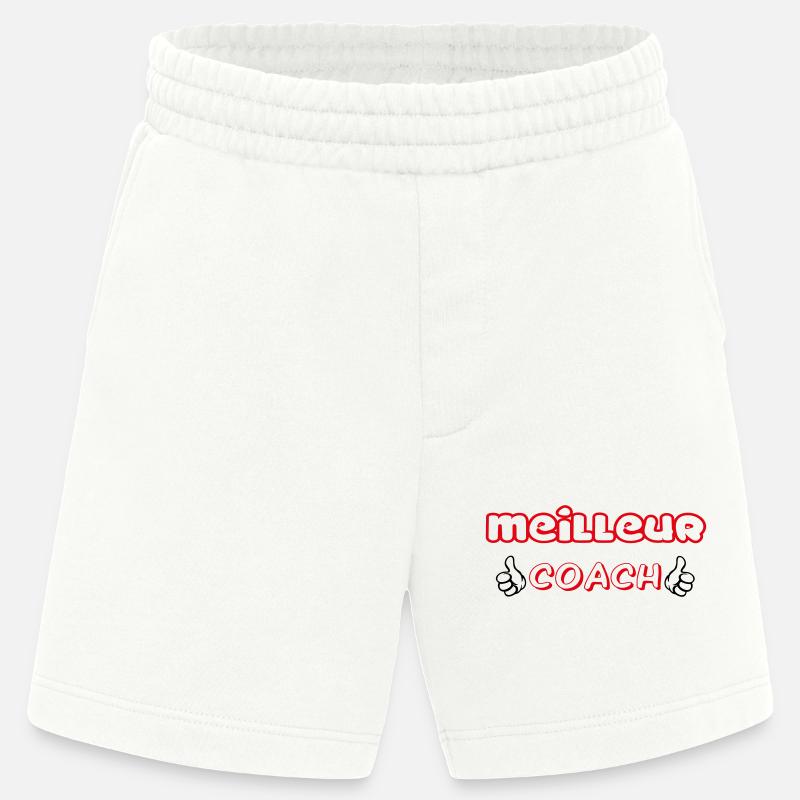 BESTER COACH - Heavyweight Shorts - made by SPREAD  - OFF WHITE