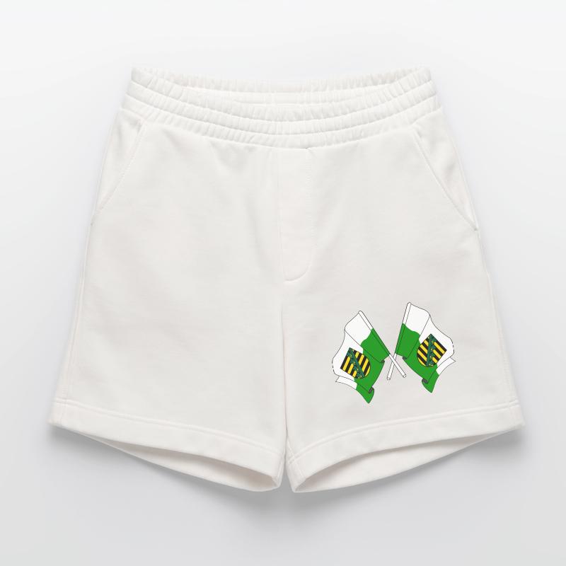 Two flags Saxony Heavyweight Shorts - made by SPREAD 
