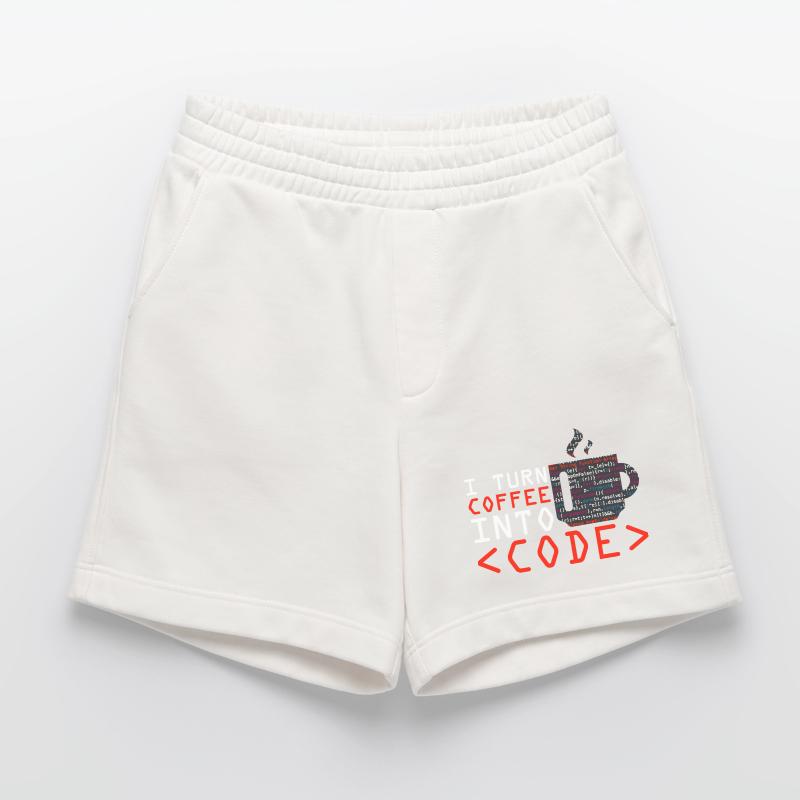 Aus Kaffee Code generieren Programmierer Heavyweight Shorts - made by SPREAD 