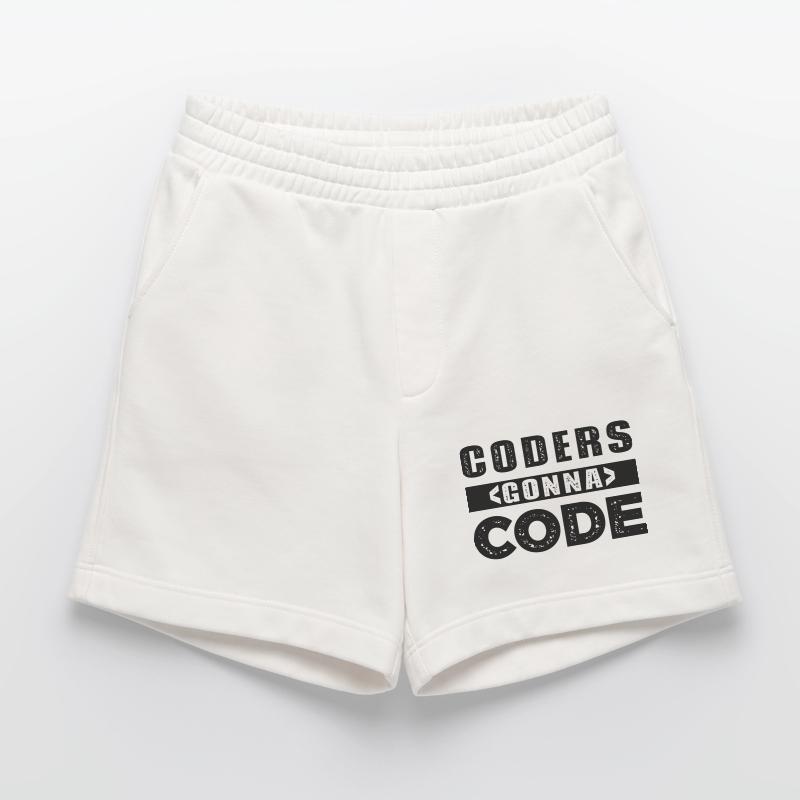 Codeurs qui passent au code Short bio épais fabriqué en UE