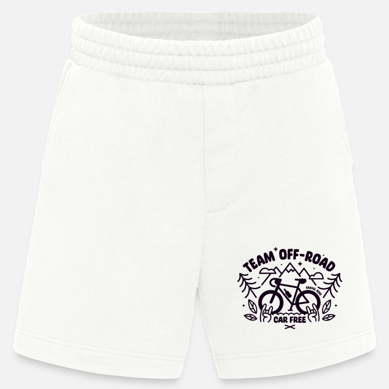 Kies Schwarz - Heavyweight Shorts - made by SPREAD  - OFF WHITE