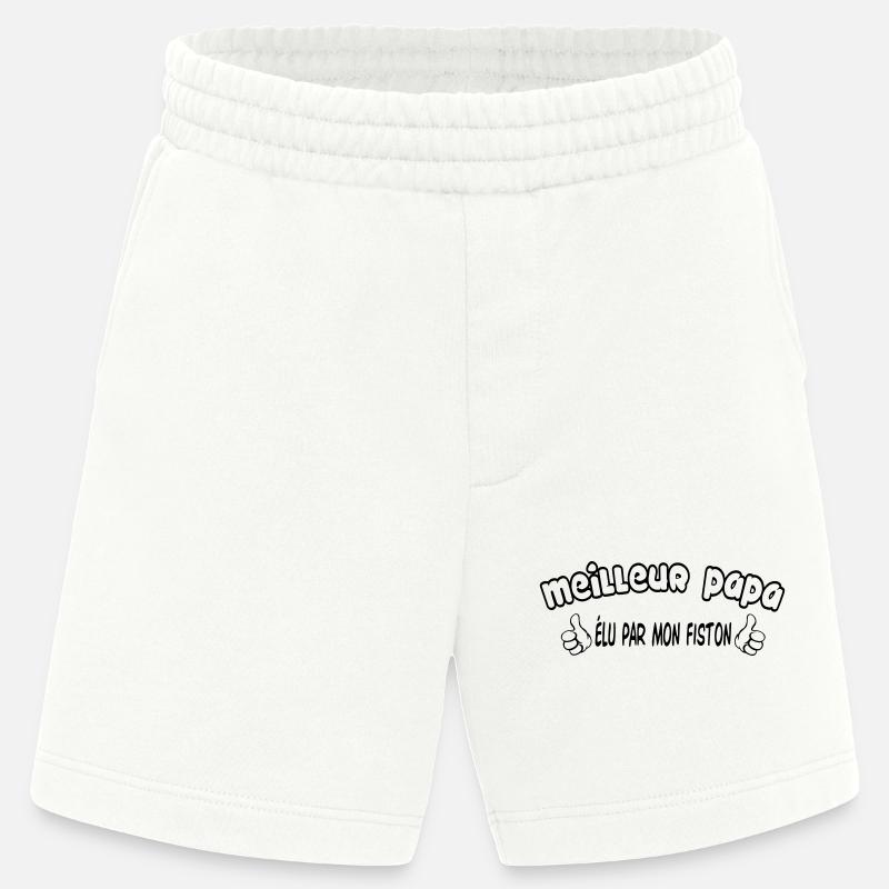 BESTER VATER - Heavyweight Shorts - made by SPREAD  - OFF WHITE