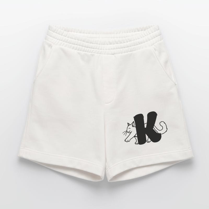Katze Buchstabe K Heavyweight Shorts - made by SPREAD 