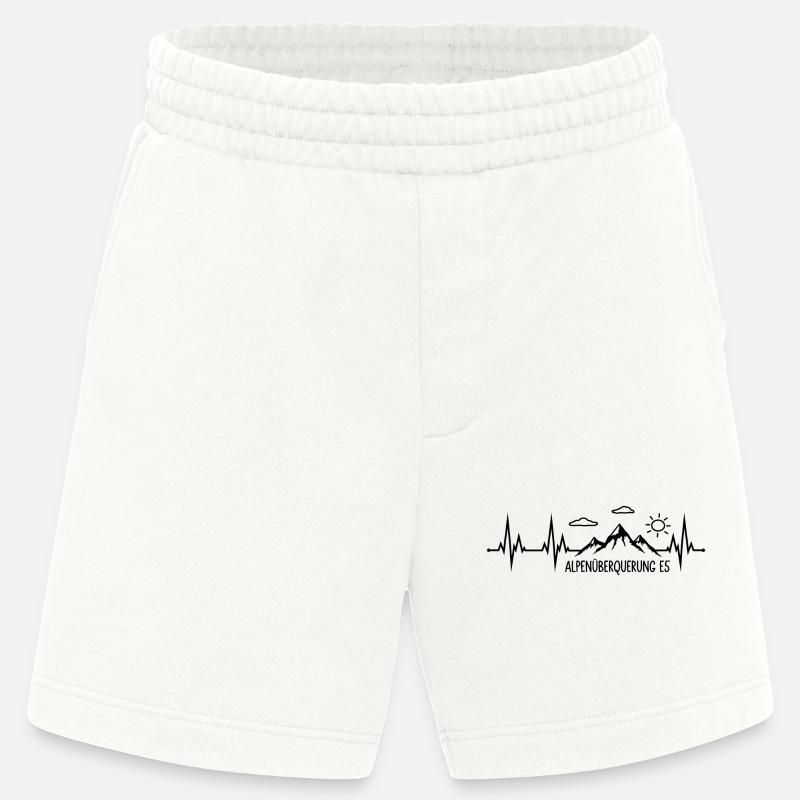 Alpenüberquerung E5 - Heavyweight Shorts - made by SPREAD  - OFF WHITE