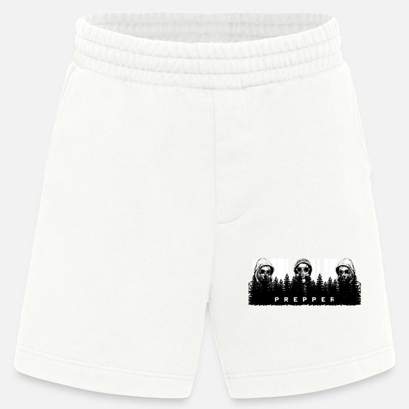 Prepper Code - Short bio épais fabriqué en UE - OFF WHITE