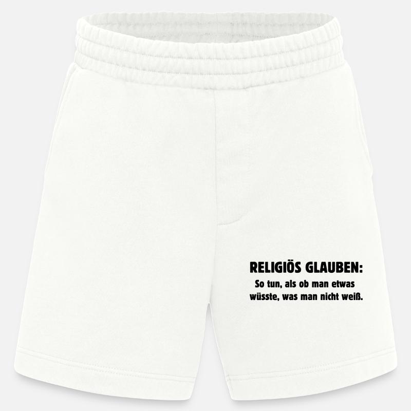 Religious Belief - Heavyweight Shorts - made by SPREAD  - OFF WHITE