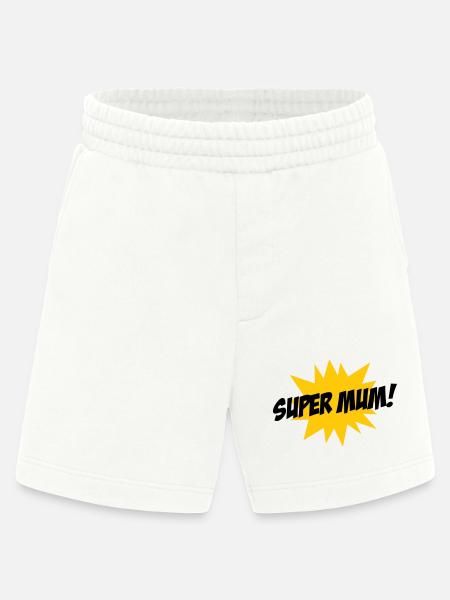 Super Mom - Mother's Day - Heavyweight Shorts - made by SPREAD - OFF WHITE