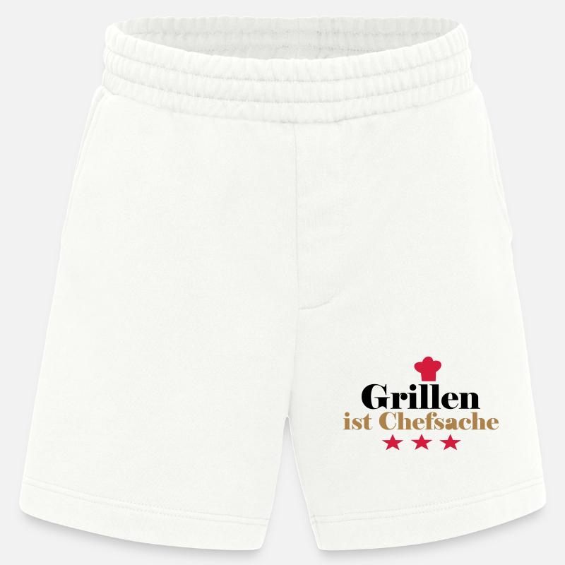 Grillen ist Chefsache - Heavyweight Shorts - made by SPREAD  - OFF WHITE
