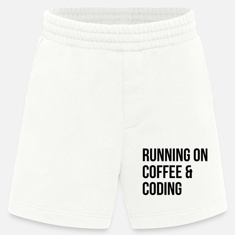 Codierung Codierung Codierung - Heavyweight Shorts - made by SPREAD  - OFF WHITE