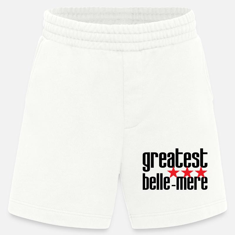 Beste Schwiegermutter der Welt - Heavyweight Shorts - made by SPREAD  - OFF WHITE