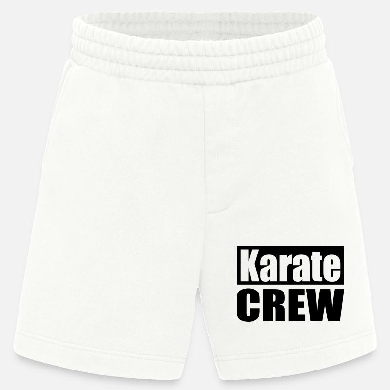 Équipe de Karaté - Short bio épais fabriqué en UE - OFF WHITE