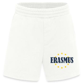 Erasmus EU-Sterne - Heavyweight Shorts - made by SPREAD  - OFF WHITE - Vorne