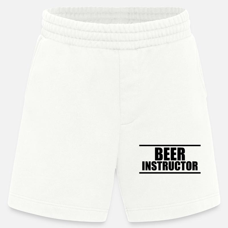Beer Instructor B - Short bio épais fabriqué en UE - OFF WHITE