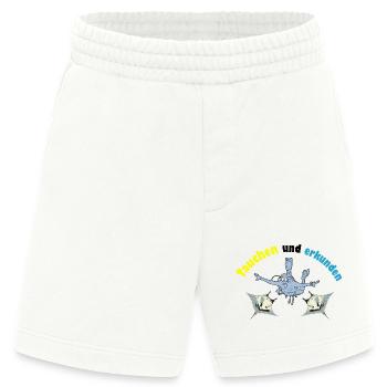 Tauchen und erkunden - Heavyweight Shorts - made by SPREAD  - OFF WHITE - Vorne