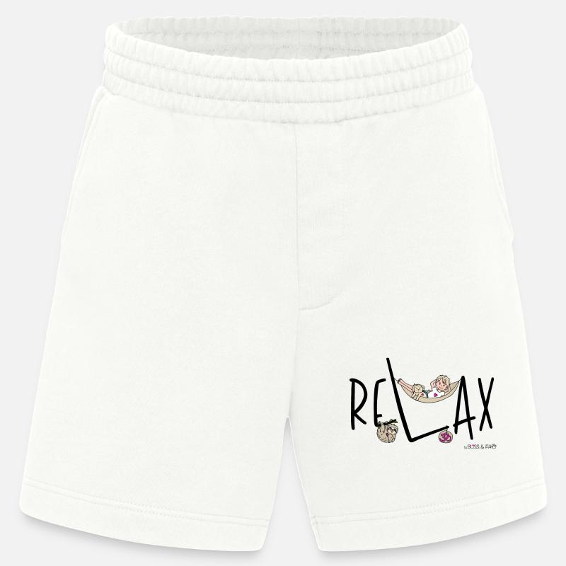 Phil and Paw - Relax - Heavyweight Shorts - made by SPREAD  - OFF WHITE