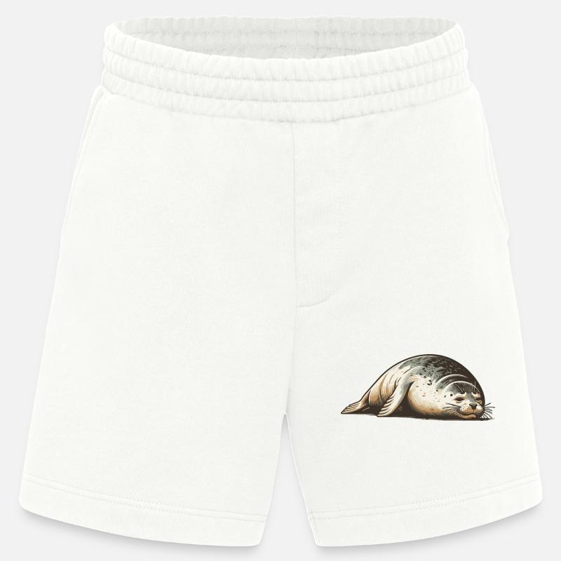 Phoque - Short bio épais fabriqué en UE - OFF WHITE