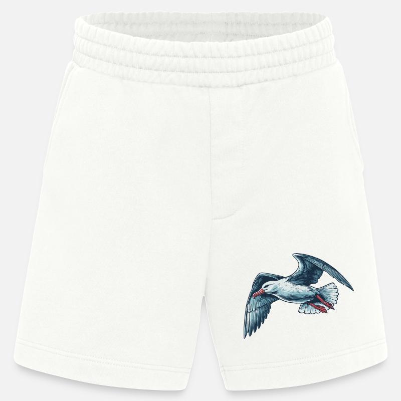 Albatros - Short bio épais fabriqué en UE - OFF WHITE
