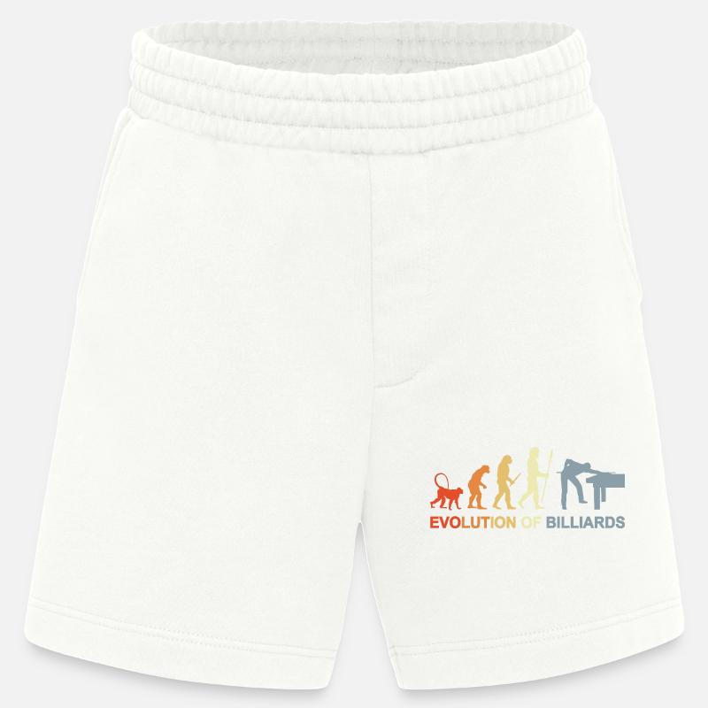 Billard Evolution - Short bio épais fabriqué en UE - OFF WHITE