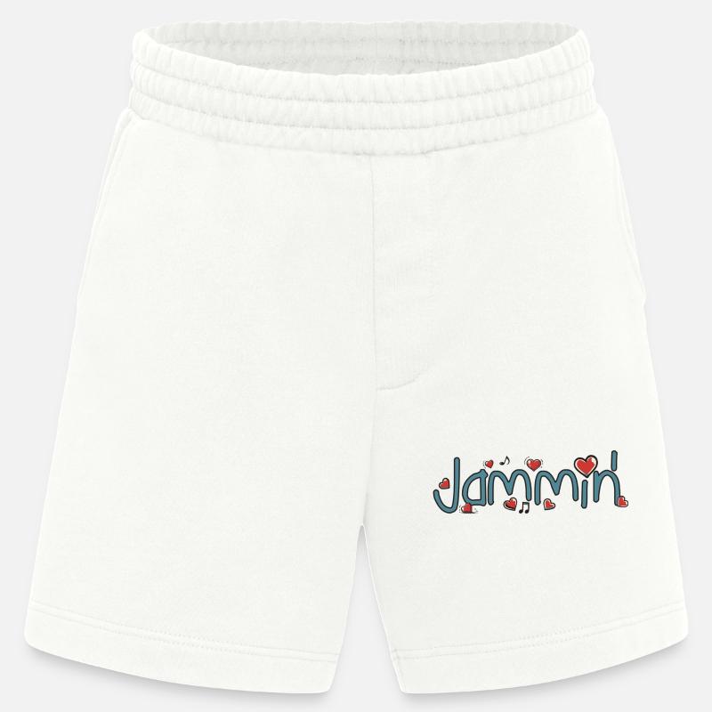 Jammin' - Heavyweight Shorts - made by SPREAD  - OFF WHITE