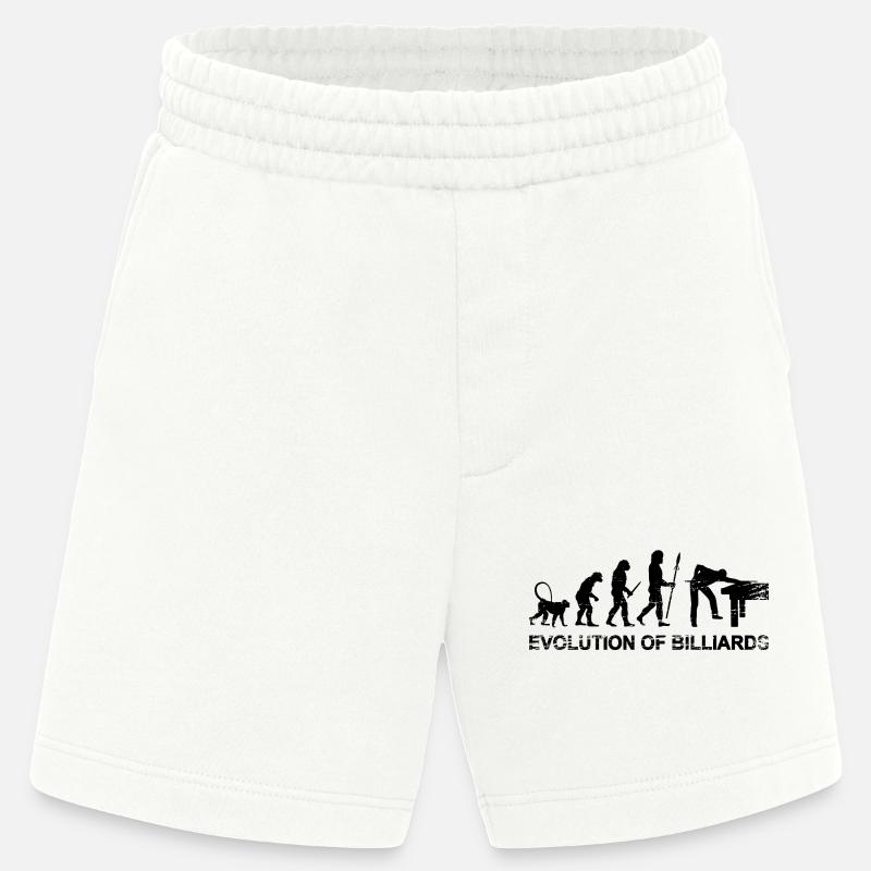 Billard Evolution - Short bio épais fabriqué en UE - OFF WHITE