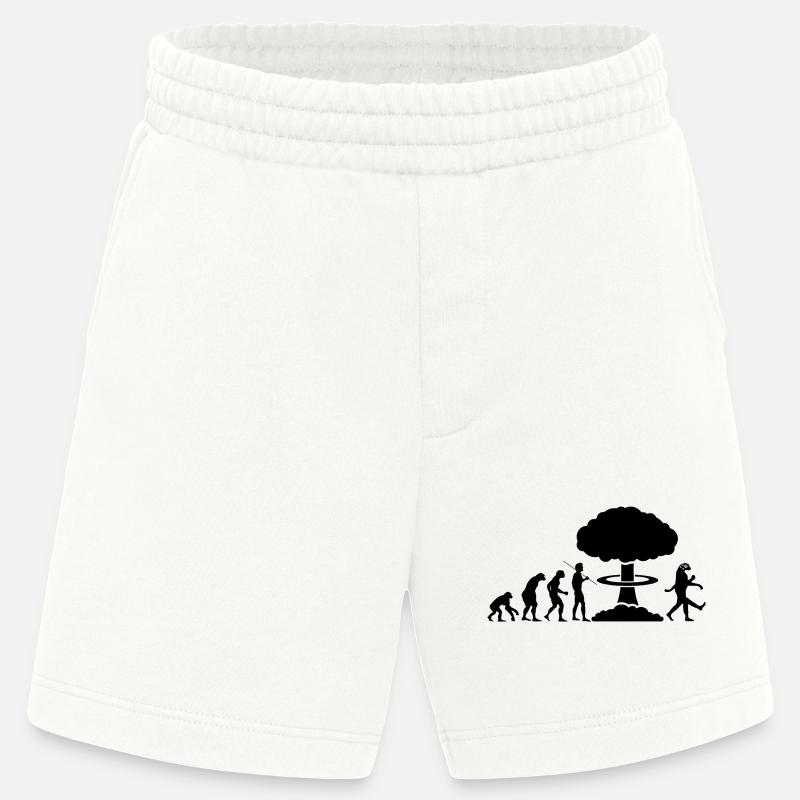 évolution nucléaire - Short bio épais fabriqué en UE - OFF WHITE