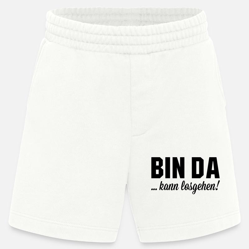 Bin da kann losgehen - Heavyweight Shorts - made by SPREAD  - OFF WHITE