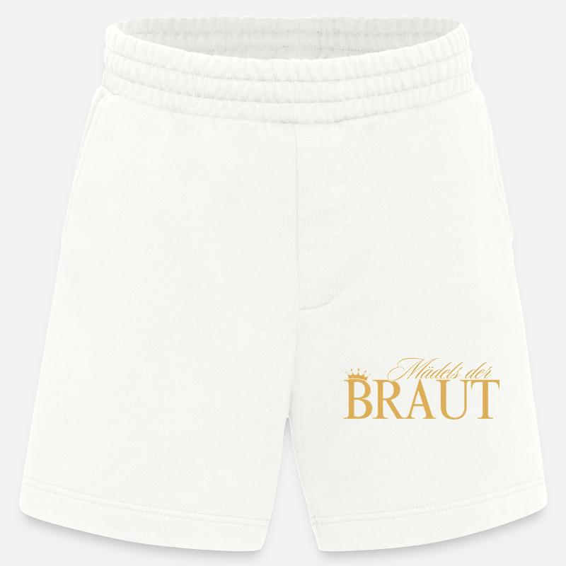 Braut Mädels! Personalisierbar - Heavyweight Shorts - made by SPREAD  - OFF WHITE
