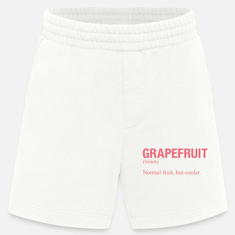 PAMPLEMOUSSE Pampelmuse - Short bio épais fabriqué en UE - OFF WHITE