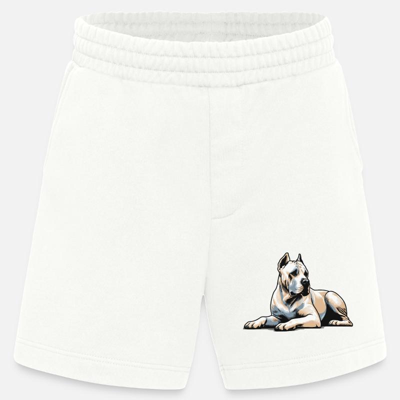 Dogue Argentin - Short bio épais fabriqué en UE - OFF WHITE