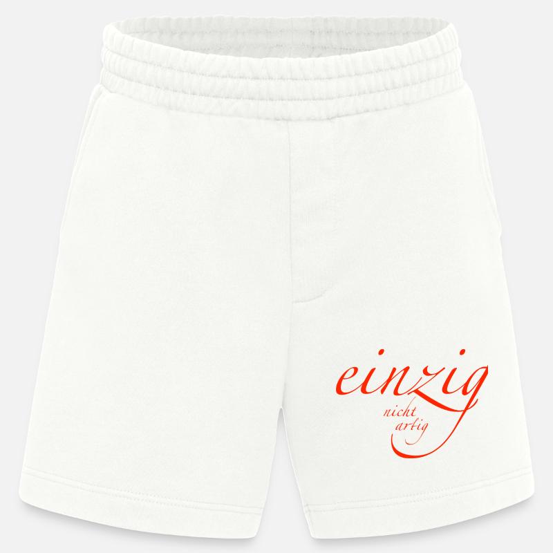 einzig - nicht artig - Heavyweight Shorts - made by SPREAD  - OFF WHITE
