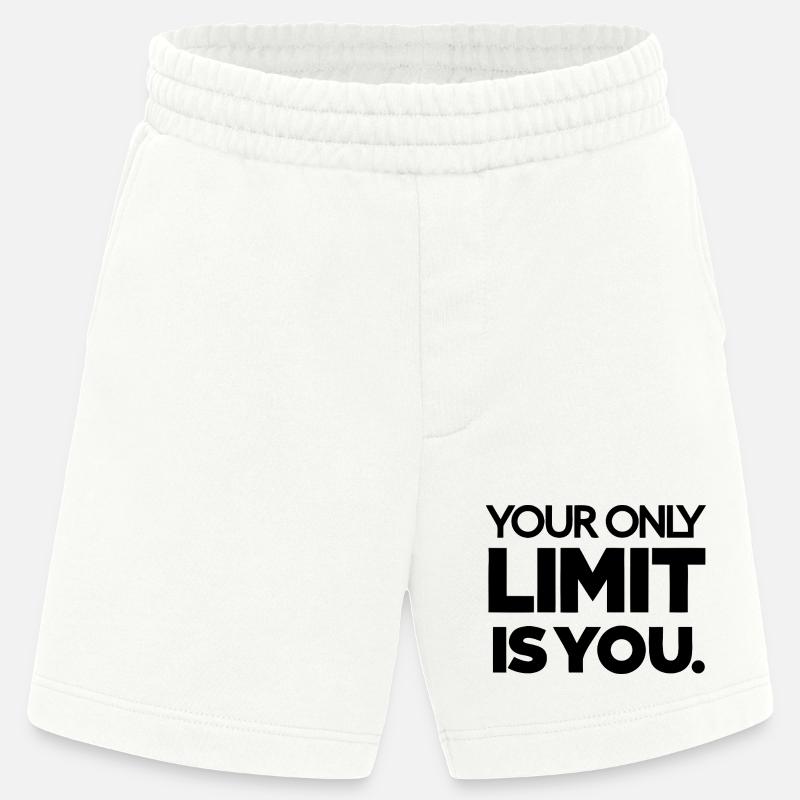 Himmlisches Mond- und Sternenmuster - Heavyweight Shorts - made by SPREAD  - OFF WHITE