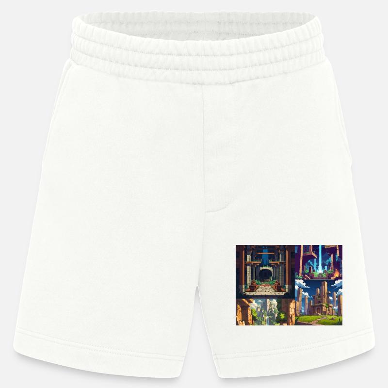 Nur noch eine Ebene - Heavyweight Shorts - made by SPREAD  - OFF WHITE
