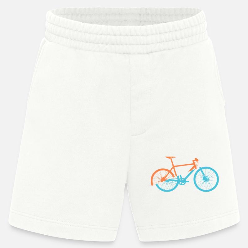 Conception dynamique du vélo - Short bio épais fabriqué en UE - OFF WHITE