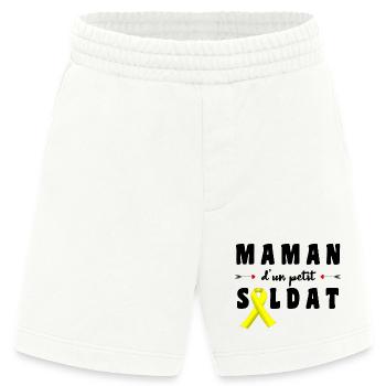 Gemeinsam gegen den Krebs Unterstützung des Goldenen Septembers - Heavyweight Shorts - made by SPREAD  - OFF WHITE - Vorne