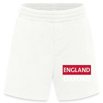 Drapeau anglais Design minimaliste - Short bio épais fabriqué en UE - OFF WHITE - Devant
