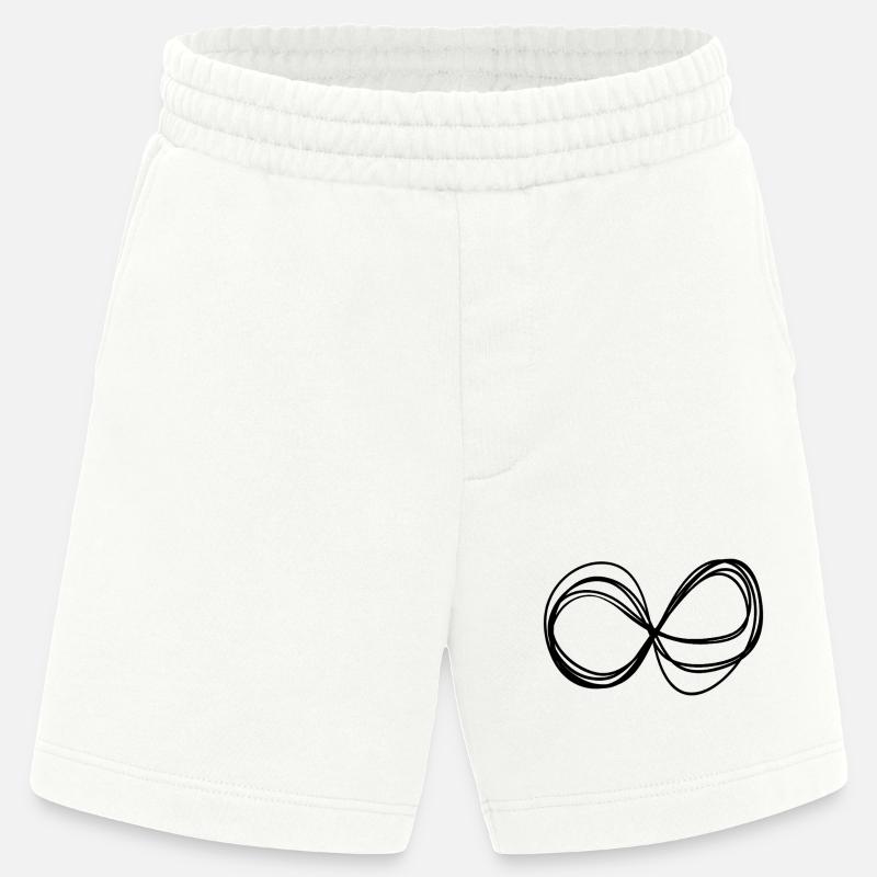 Abstrakt, unendlich, unendlich, immer anders - Heavyweight Shorts - made by SPREAD  - OFF WHITE