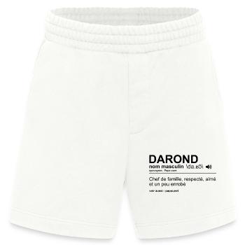 Daron Geburtstag Papa Vatertag Humor - Heavyweight Shorts - made by SPREAD  - OFF WHITE - Vorne