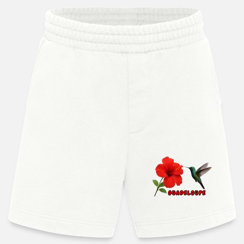 La Guadeloupe - Heavyweight Shorts - made by SPREAD  - OFF WHITE
