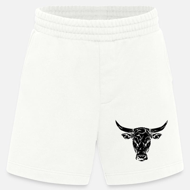 Bull - Heavyweight Shorts - made by SPREAD  - OFF WHITE