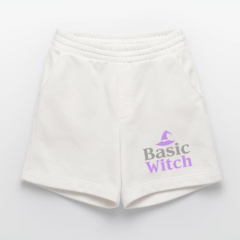 Basic Witch Halloween Saying Quote Heavyweight Shorts - made by SPREAD 