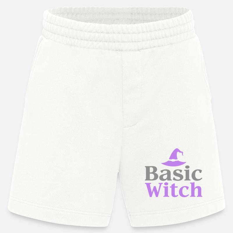 Basic Witch Halloween Spruch Zitat - Heavyweight Shorts - made by SPREAD  - OFF WHITE