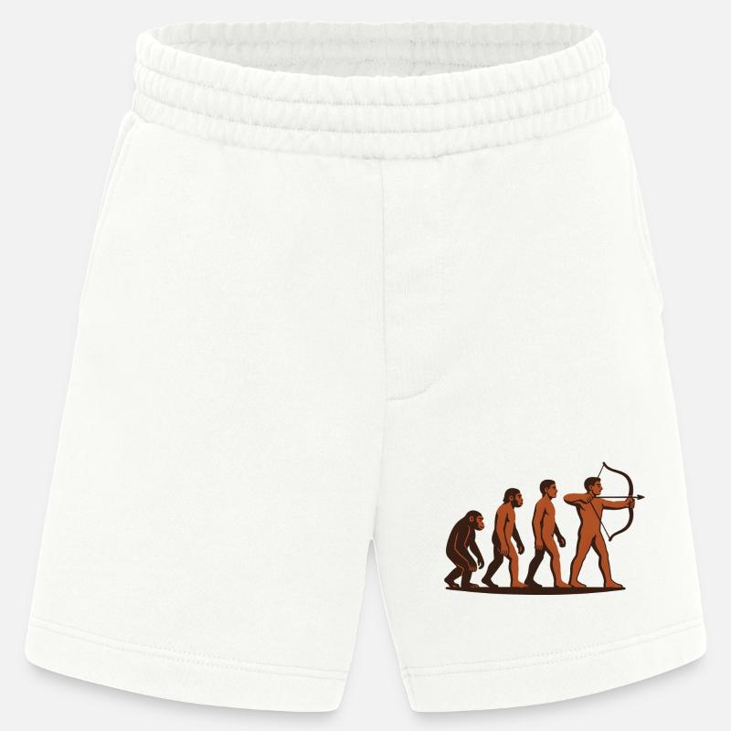Evolution Bogenschießen Bogen Ziel Bogenschütze - Heavyweight Shorts - made by SPREAD  - OFF WHITE