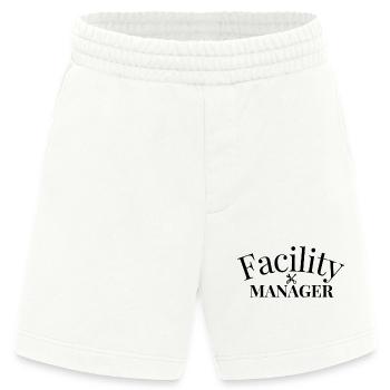 Gestionnaire d’installations - Short bio épais fabriqué en UE - OFF WHITE - Devant