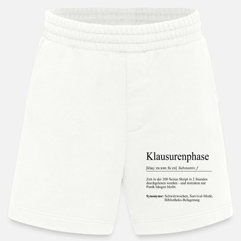 Unispruch "Exam Phase" Gift, Students - Heavyweight Shorts - made by SPREAD  - OFF WHITE