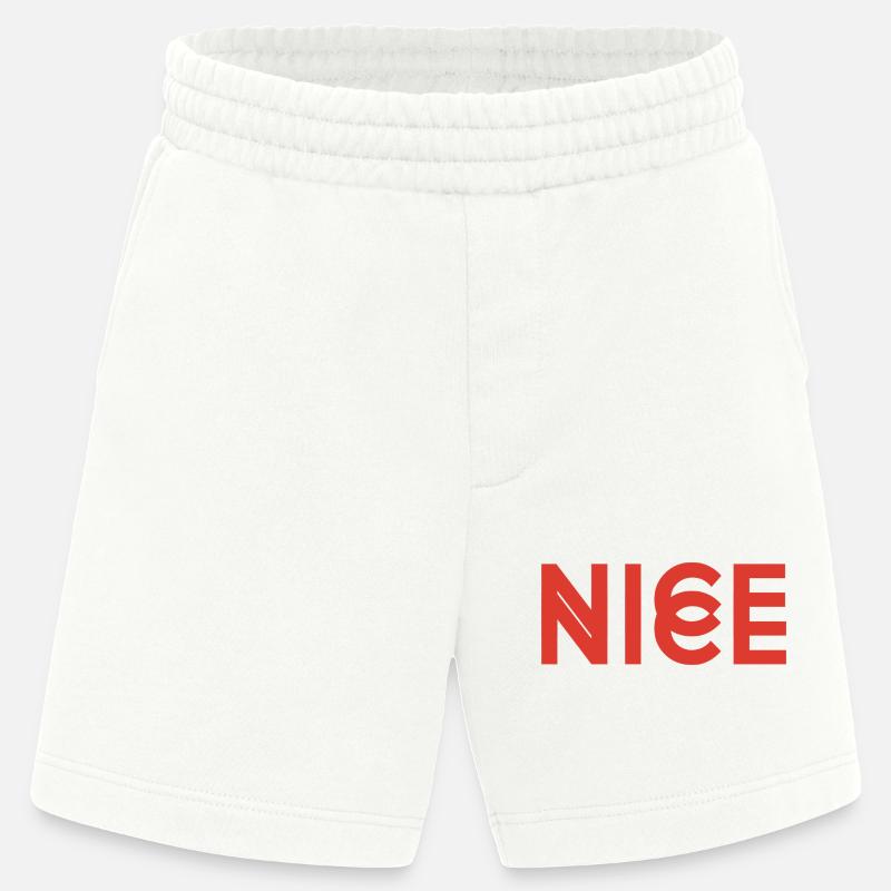 Nice Nice - Short bio épais fabriqué en UE - OFF WHITE