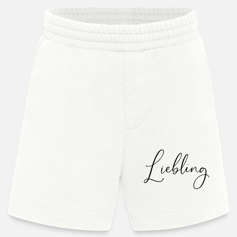 Darling / Conception d’écriture manuscrite - Short bio épais fabriqué en UE - OFF WHITE