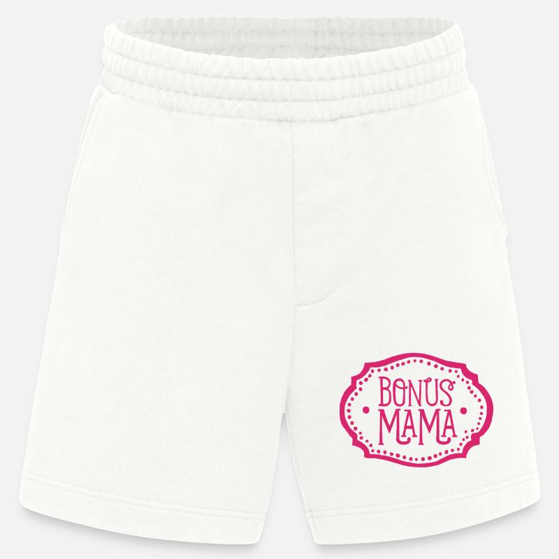 Bonus Mama Stiefmutter Geschenk Stiefmama pink - Heavyweight Shorts - made by SPREAD - OFF WHITE