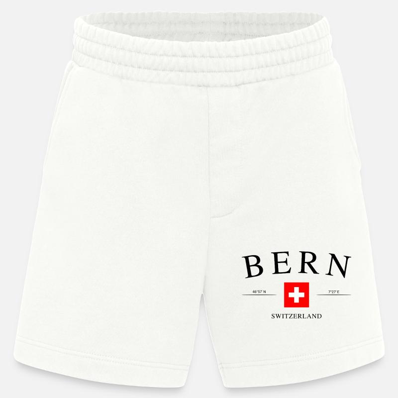 Bern Schweiz – Urlaub Souvenir & Geschenk - Heavyweight Shorts - made by SPREAD  - OFF WHITE