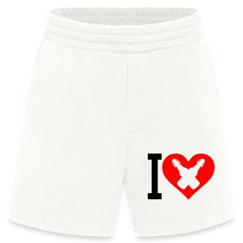 I Love Bier - Heavyweight Shorts - made by SPREAD  - OFF WHITE - Vorne